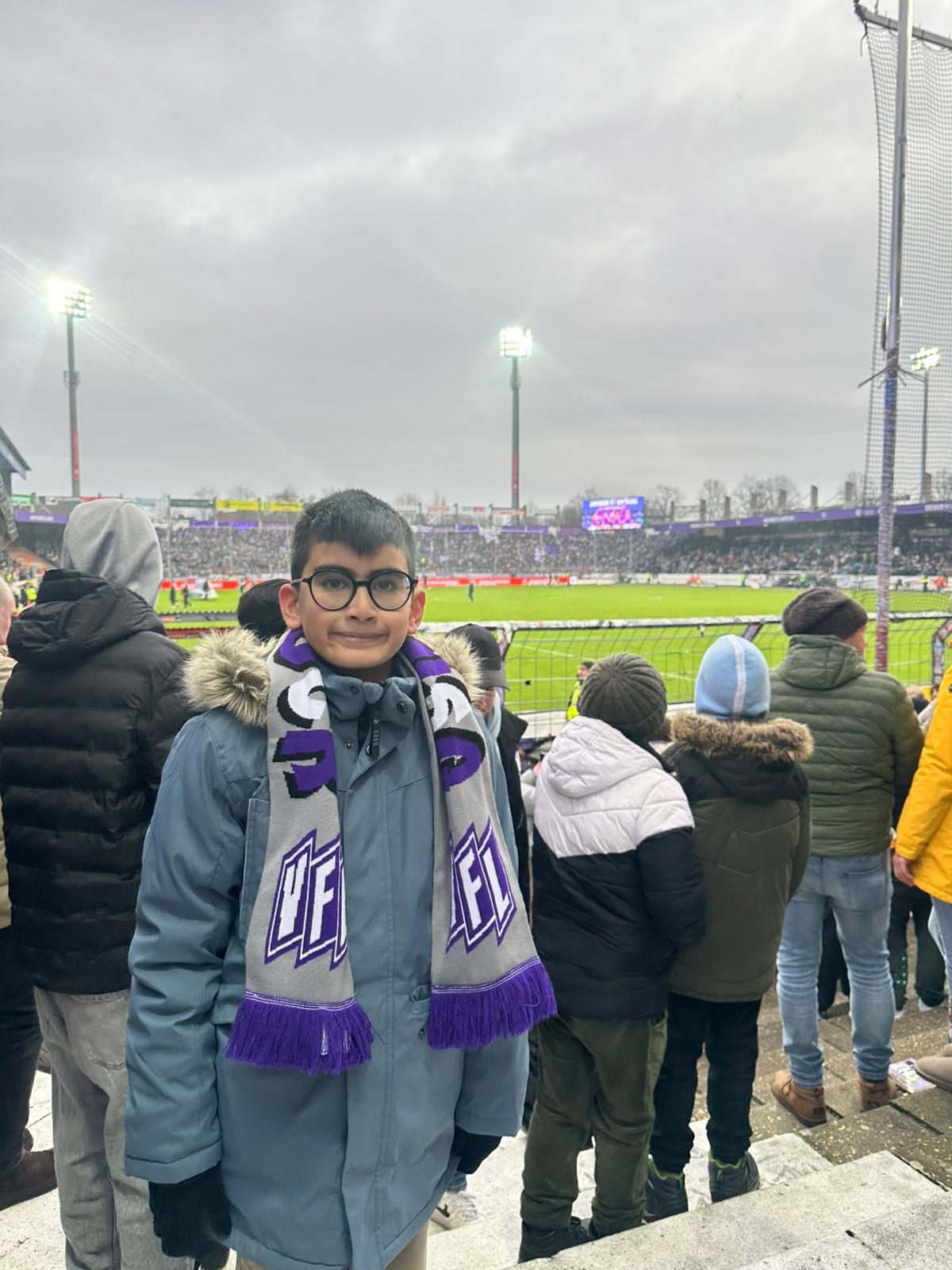 Wir sind mit unseren Kindern beim VfL Osnabrück-Spiel!