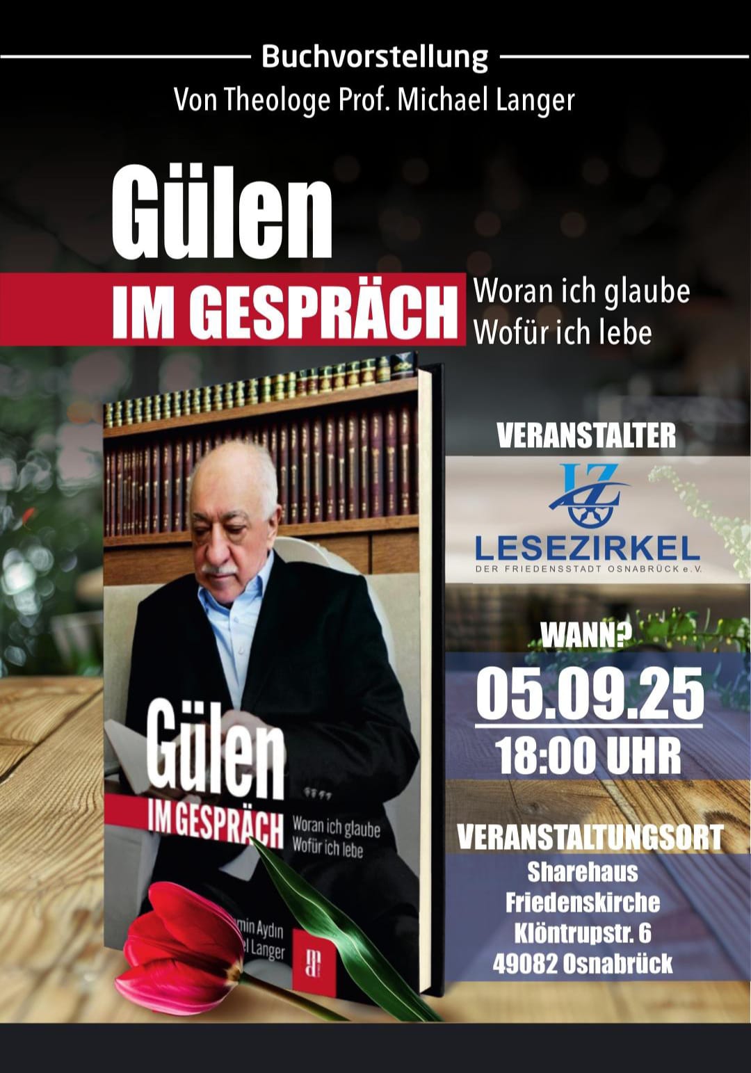 Buchgespräch mit Prof. Michael Langer im Sharehaus