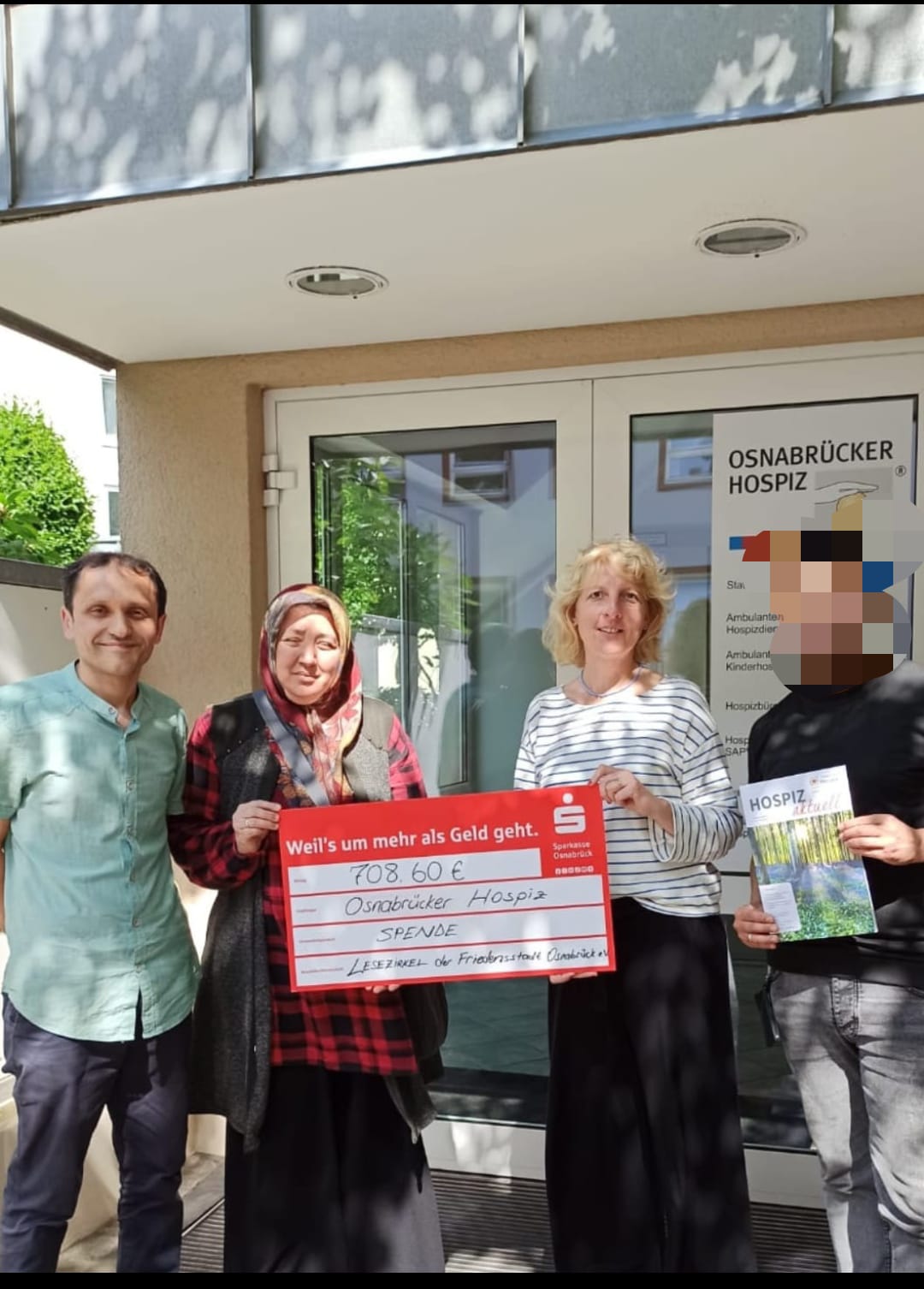 Spendenübergabe an das Osnabrücker Hospiz