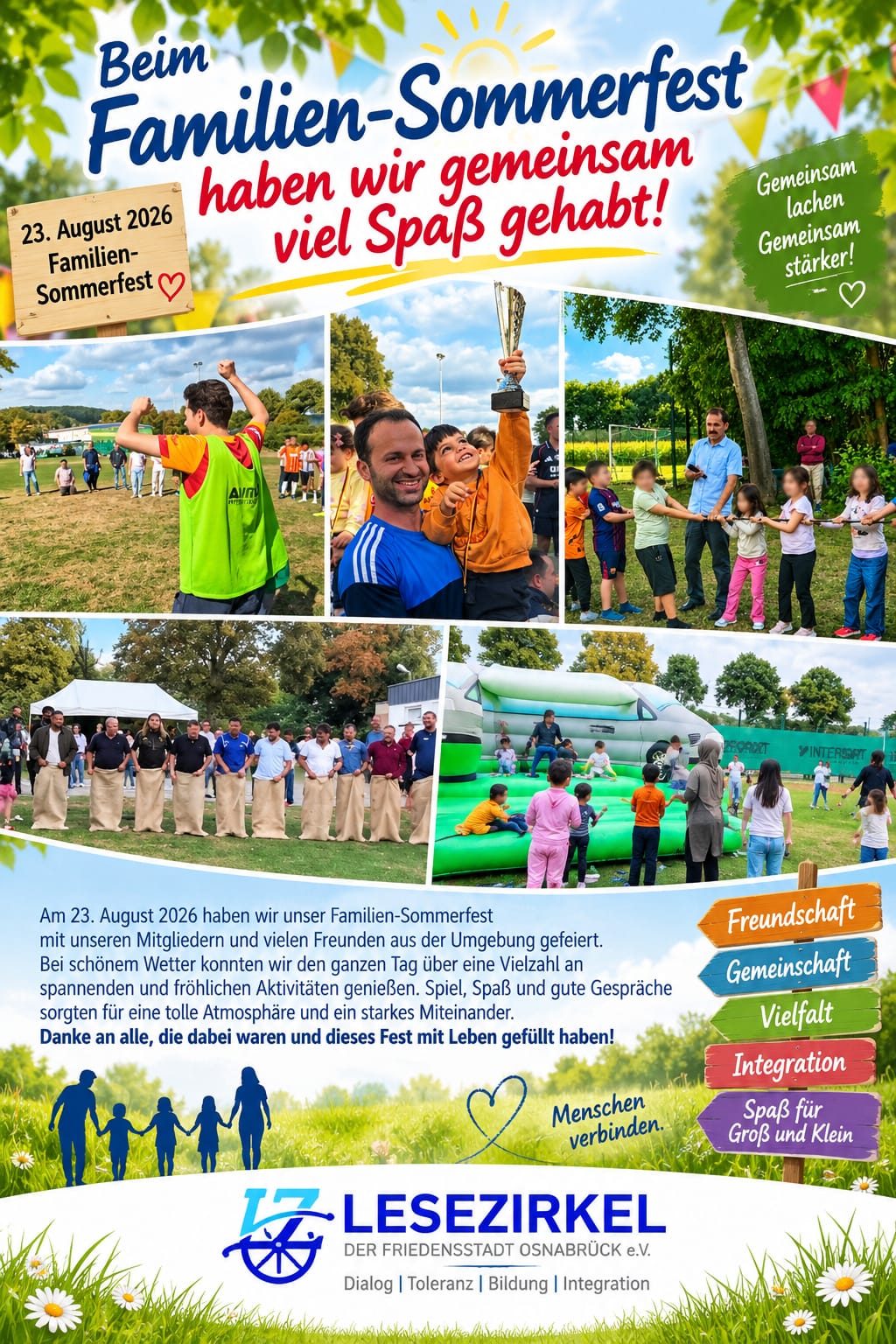 Beim Famillien-Sommerfest